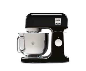 Kenwood kMix KMX750AB Küchenmaschine, 1000 W, 5 L Edelstahlschüssel, Patisserie-Set, Schwarz