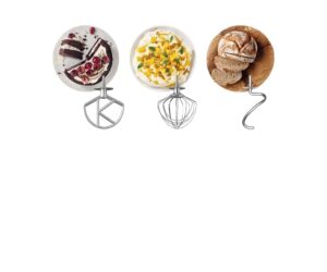 Kenwood kMix KMX750AB Küchenmaschine, 1000 W, 5 L Edelstahlschüssel, Patisserie-Set, Schwarz – Bild 4