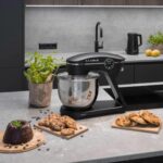 KLAMER Küchenmaschine 1800 W mit 6 L Edelstahlschüssel, geeignet zum Kneten von Brotteig – Bild 9