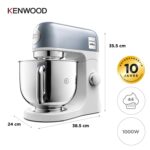 Kenwood kMix KMX760BL Küchenmaschine, 1000 W, 5 L Edelstahlschüssel, Patisserie-Set, Blau Metallic – Bild 2