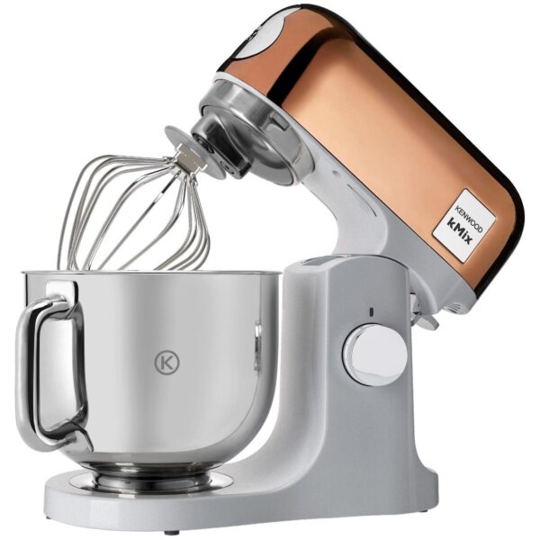 Kenwood kMix KMX760GD Küchenmaschine, 1000 W, 5 L Edelstahlschüssel, Patisserie-Set, Rosé Gold