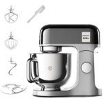 Kenwood Titanium Chef Baker KVC85.004SI, 1200 W, 5 L + 3,5 L Schüsseln, integrierte Waage, Silber – Bild 2