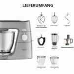 Kenwood Titanium Chef Baker XL Küchenmaschine, 1200 W, 7 L + 5 L Schüsseln, Silber – Bild 7