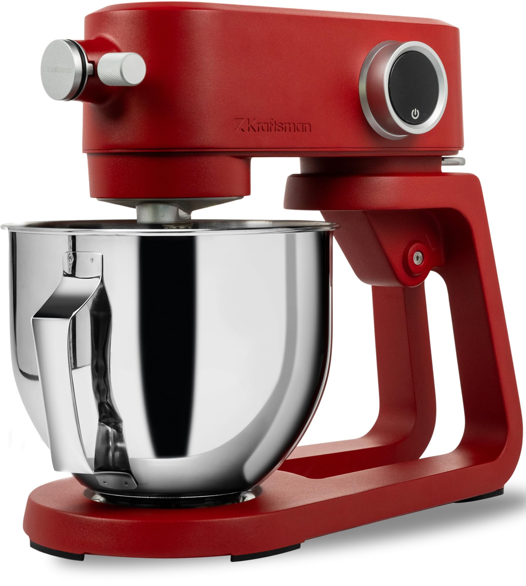71GNCeke58L Kraftsman Küchenmaschine mit 5 L Schüssel, 8 Stufen, Timer, Metallgehäuse und 4 Edelstahl-Aufsätzen – Bild 1