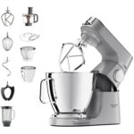 Kenwood Titanium Chef Baker XL Küchenmaschine, 1200 W, 7 L + 5 L Schüsseln, Silber