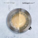 Electrolux EKM5570 Küchenmaschine, 1200 W, 10 Geschwindigkeiten, Edelstahl, Schneebesen und Deckel, Sand – Bild 4