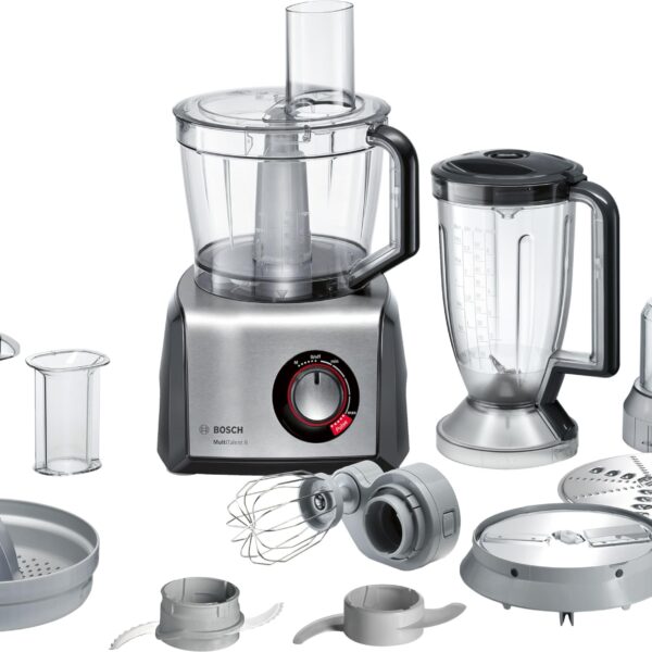 Bosch MultiTalent 8 MC812M844 Küchenmaschine, 1250 W, 3,9 L Schüssel, 1,5 L Mixer, über 50 Funktionen