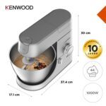Kenwood Chef KVC3110S Küchenmaschine, 38 × 28,5 × 30,5 cm – Bild 2