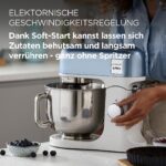 Kenwood kMix KMX760BL Küchenmaschine, 1000 W, 5 L Edelstahlschüssel, Patisserie-Set, Blau Metallic – Bild 4