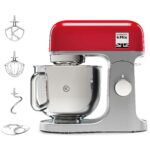 Kenwood kMix KMX750RD Küchenmaschine, 1000 W, 5 L Edelstahlschüssel, Patisserie-Set, Rot