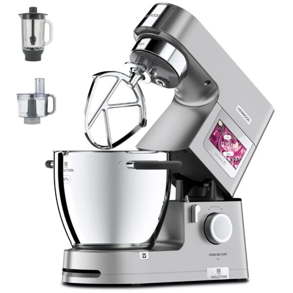 Kenwood Cooking Chef XL KCL95.424SI Küchenmaschine, 6,7 L Schüssel, Kochfunktion und integrierte Waage