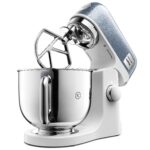 Kenwood kMix KMX760BL Küchenmaschine, 1000 W, 5 L Edelstahlschüssel, Patisserie-Set, Blau Metallic