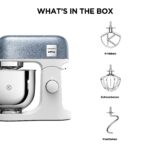 Kenwood kMix KMX760BL Küchenmaschine, 1000 W, 5 L Edelstahlschüssel, Patisserie-Set, Blau Metallic – Bild 8