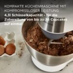 Kenwood Prospero+ KHC29A.J0WH Küchenmaschine, 4,3 L Schüssel, Knethaken, Mixer und Zitruspresse – Bild 2