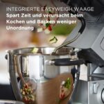 Kenwood Cooking Chef XL KCL95.004SI Küchenmaschine, 1500 W, 6,7 L Schüssel, Kochfunktion und Waage – Bild 3