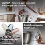 Kenwood Titanium Chef Baker KVC65.001WH, 1200 W, 5 L Schüssel, integrierte Waage, Patisserie-Set, Weiß – Bild 5