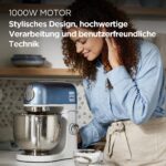 Kenwood kMix KMX760BL Küchenmaschine, 1000 W, 5 L Edelstahlschüssel, Patisserie-Set, Blau Metallic – Bild 3