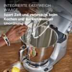 Kenwood Titanium Chef Baker XL Küchenmaschine, 1200 W, 7 L + 5 L Schüsseln, Silber – Bild 4